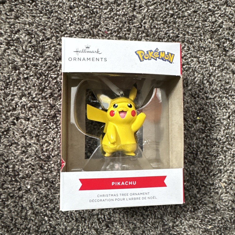 PIKACHU Pokemon Hallmark Ornament Christmas Holiday Decor 2021 New